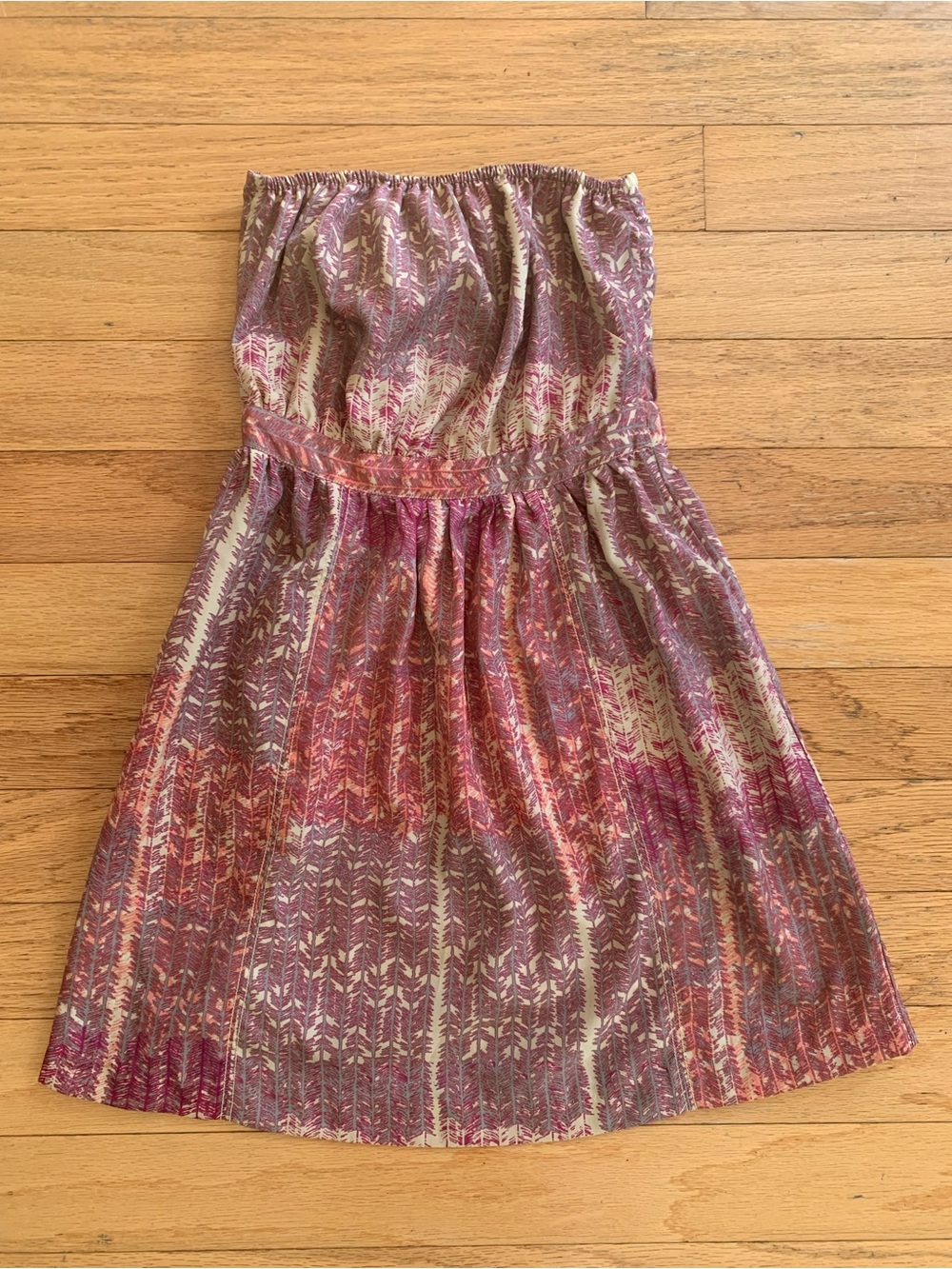 Anthropologie Ecote strapless boho sundress, Size XS.